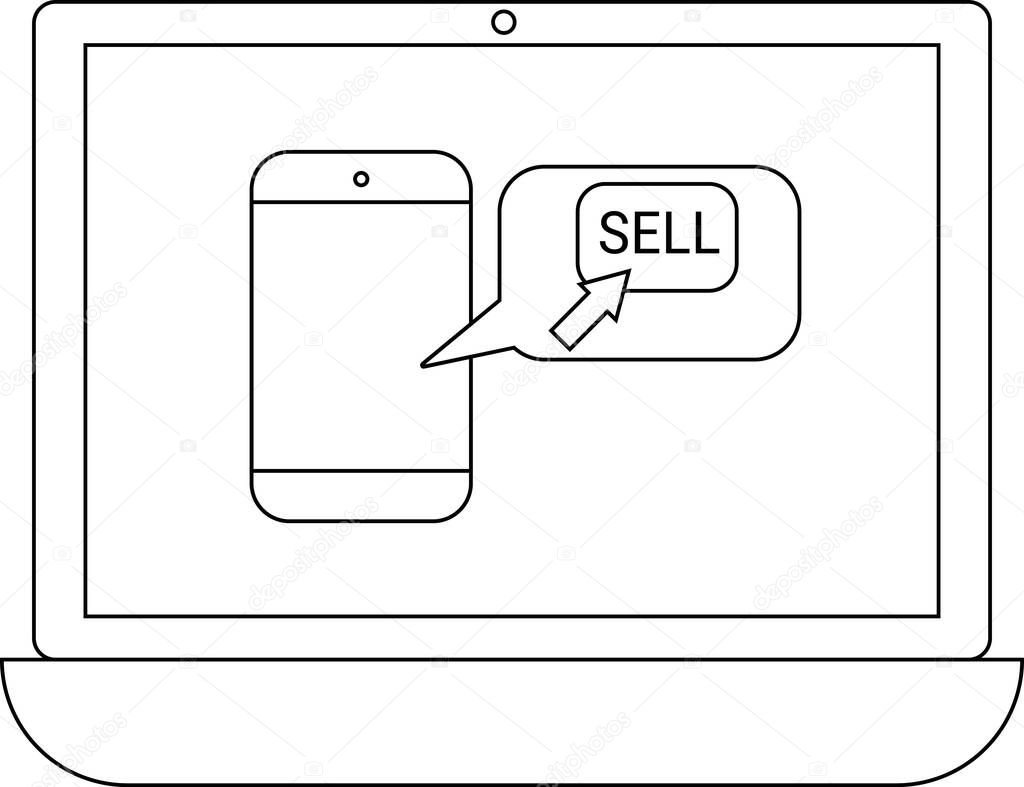 Customer comparing two smartphones at a counter